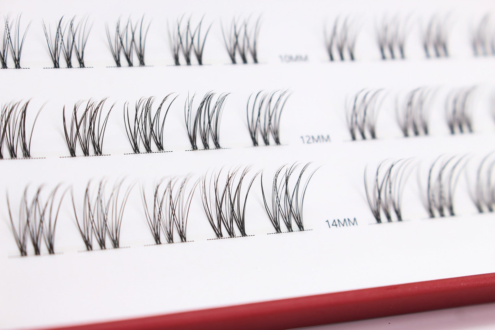 FOR NOW Lashes 9AM natural lash mood tray DIY lash segments